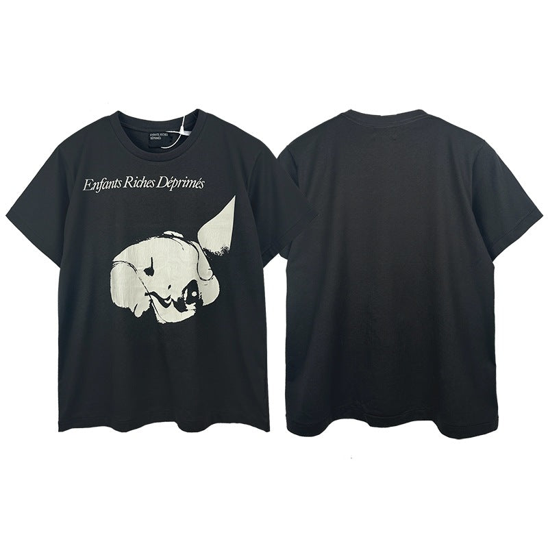 Vintage graphic cotton T-shirt lifestyle image 2