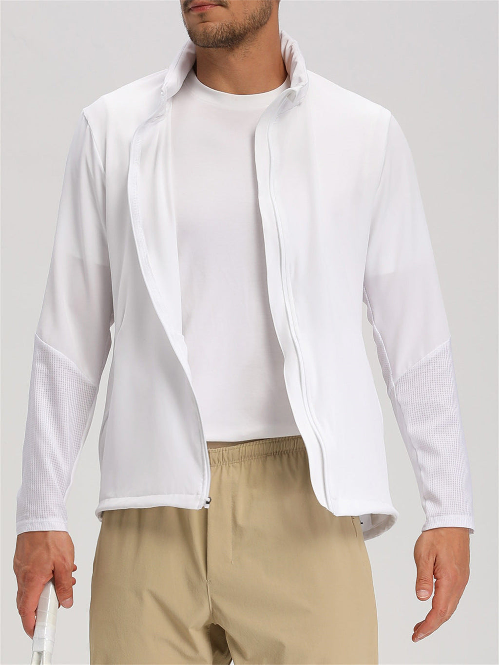 Men's lightweight quick-dry hooded jacket detail 3