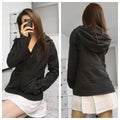 VARIANT_IMAGE::Black | Women's hooded sports jacket