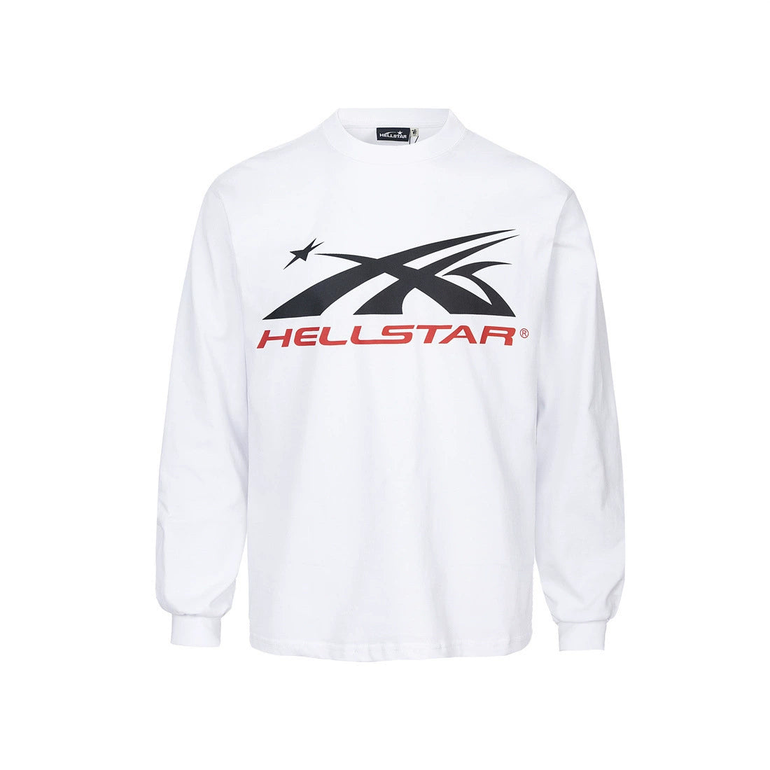 Variant image – 07 White graphic long-sleeve T-shirt