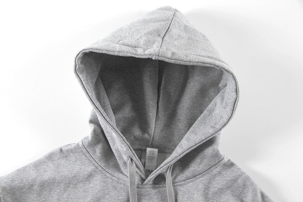 A-L-O Oversized Heavyweight Zip Hoodie Terry Fleece Streetwear Jacket