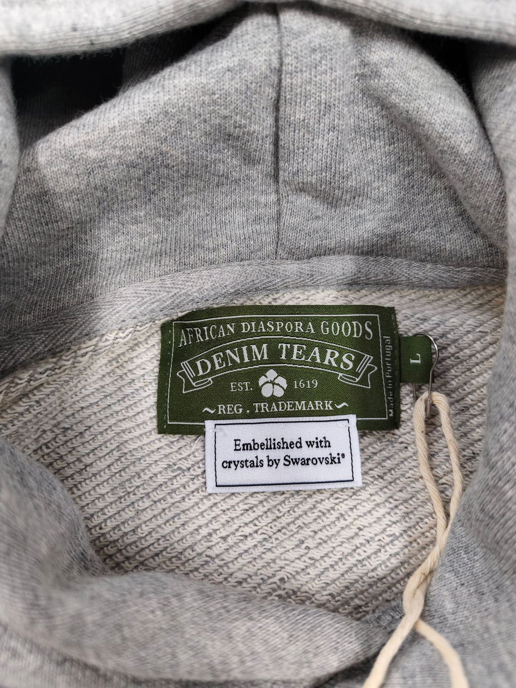 GMabcd Denim Tears Sweatshirt Main Line Kapok Rhinestone Casual Long Pants Hoodie Jacket Men