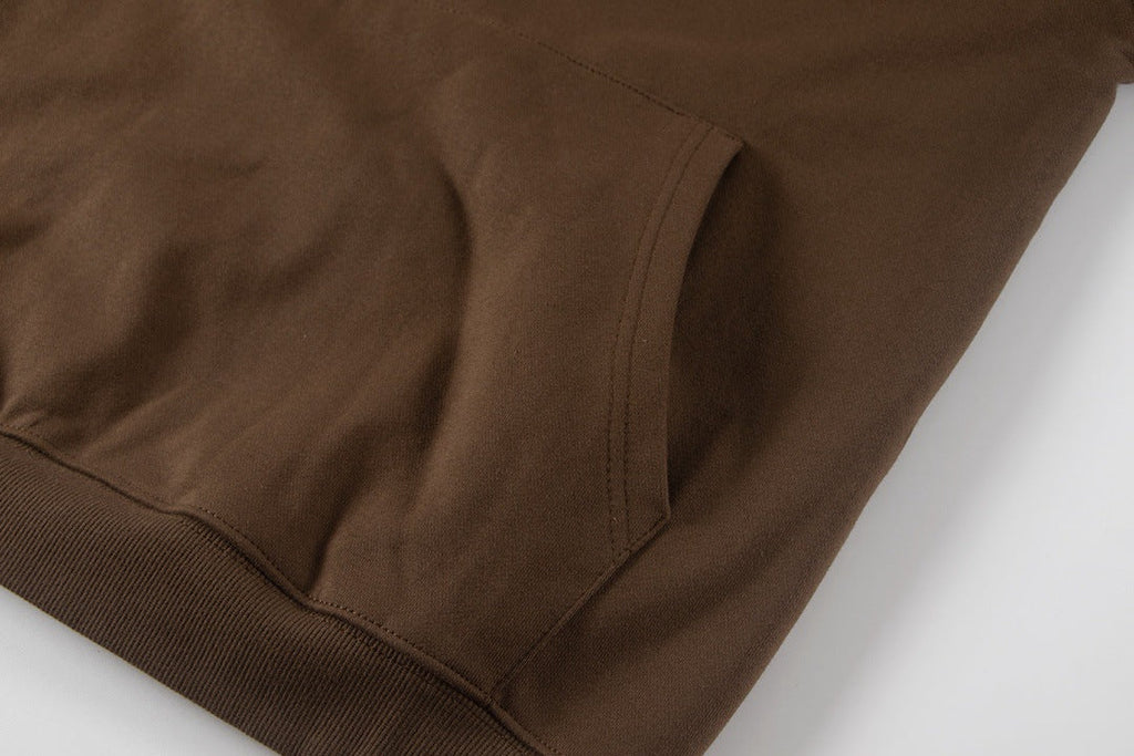 A-L-O Oversized Heavyweight Zip Hoodie Terry Fleece Streetwear Jacket