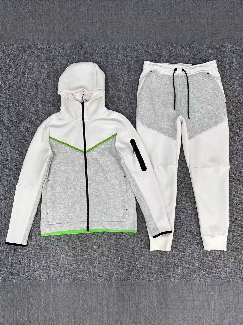 GMabcd 2025 slim fit casual men's sports hooded jacket with side zipper