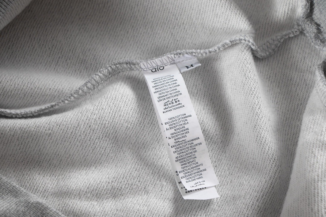 A-L-O Oversized Heavyweight Zip Hoodie Terry Fleece Streetwear Jacket
