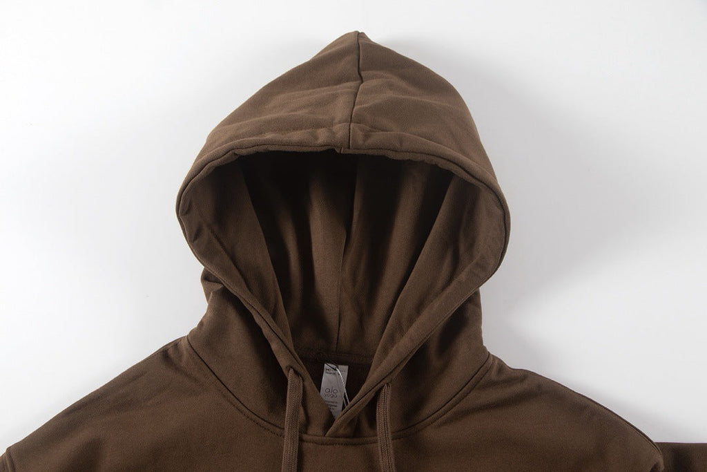 A-L-O Oversized Heavyweight Zip Hoodie Terry Fleece Streetwear Jacket