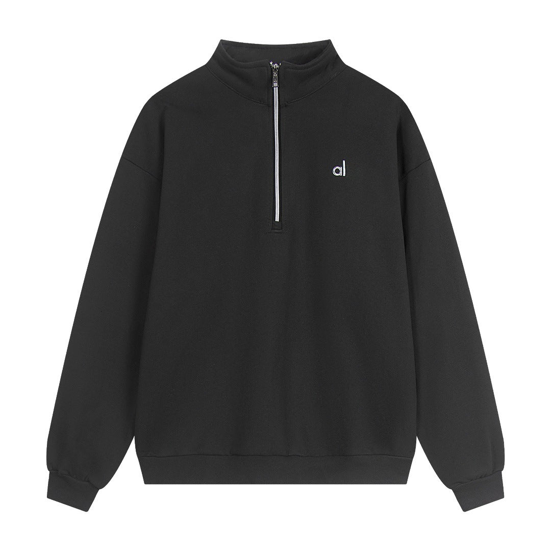 A-L-O Oversized Heavyweight Zip Hoodie Terry Fleece Streetwear Jacket