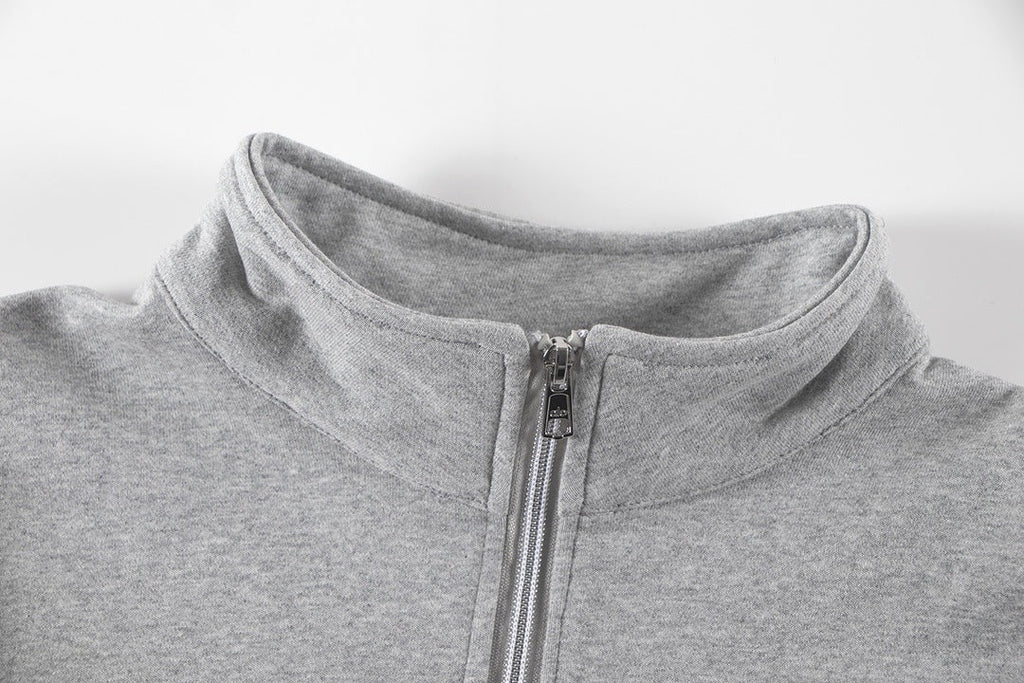 A-L-O Oversized Heavyweight Zip Hoodie Terry Fleece Streetwear Jacket