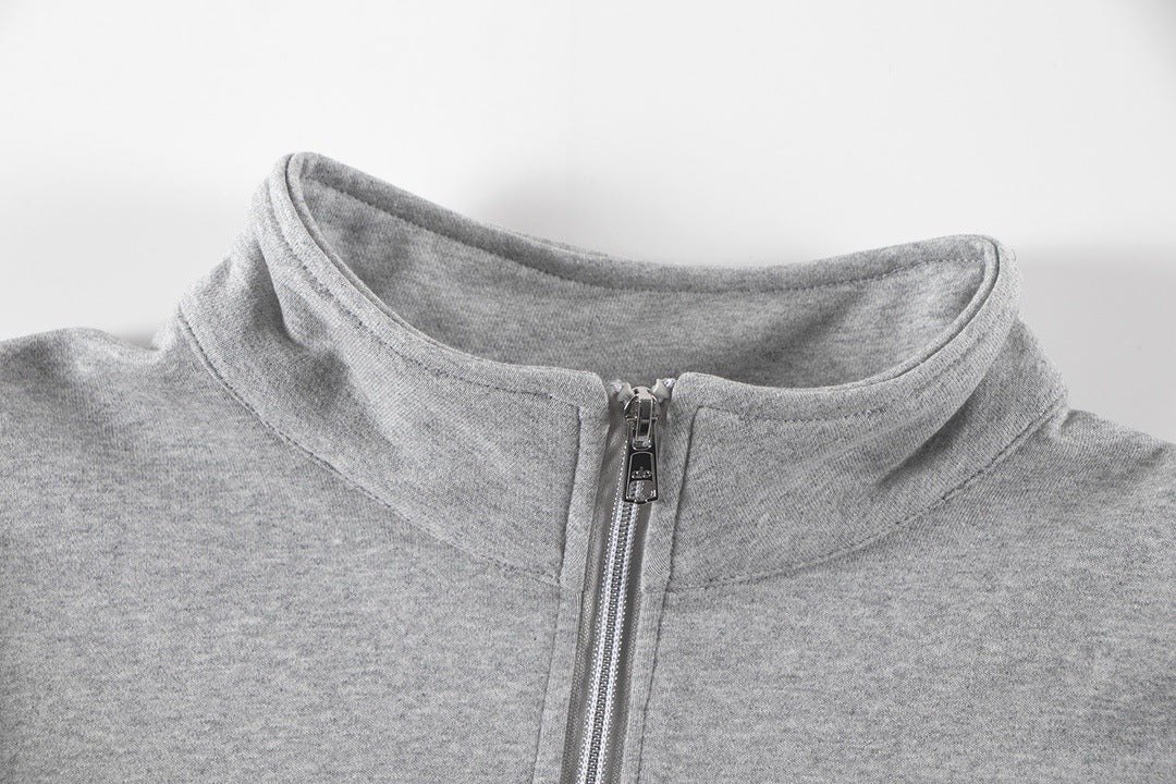 A-L-O Oversized Heavyweight Zip Hoodie Terry Fleece Streetwear Jacket