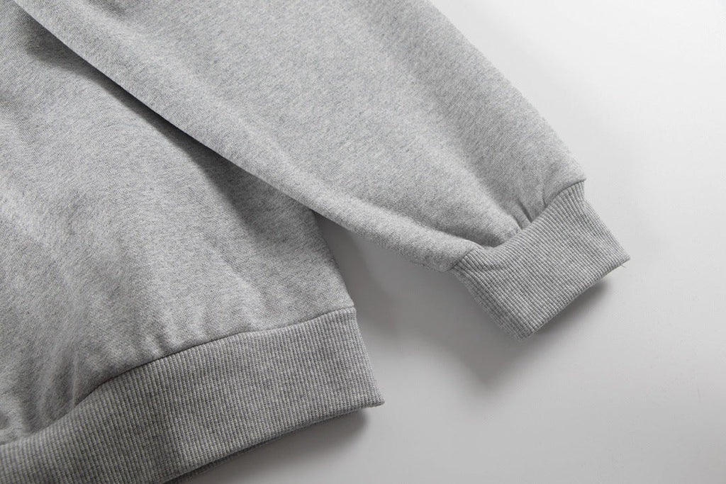A-L-O Oversized Heavyweight Zip Hoodie Terry Fleece Streetwear Jacket