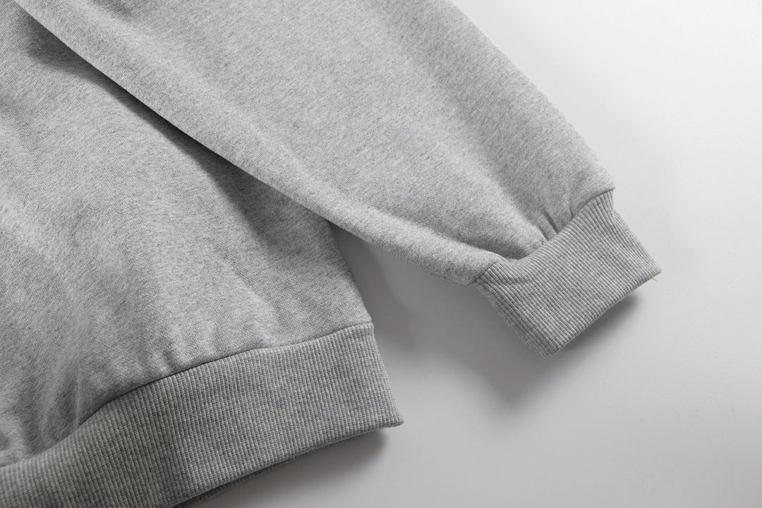 A-L-O Oversized Heavyweight Zip Hoodie Terry Fleece Streetwear Jacket