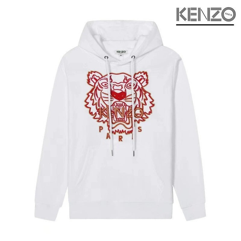 Amuro tiger head print hoodie unisex g9